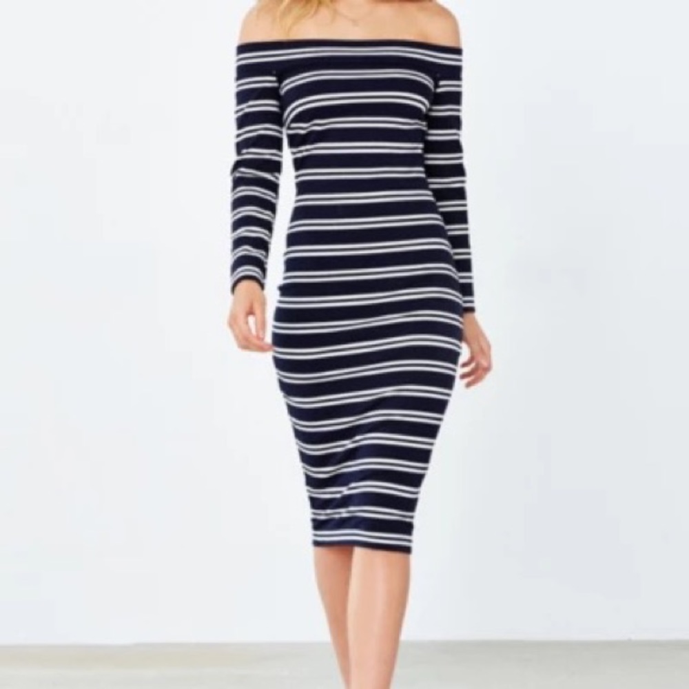 Bec & Bridge Ahoy Long Sleeve Dress | 6 | Blue